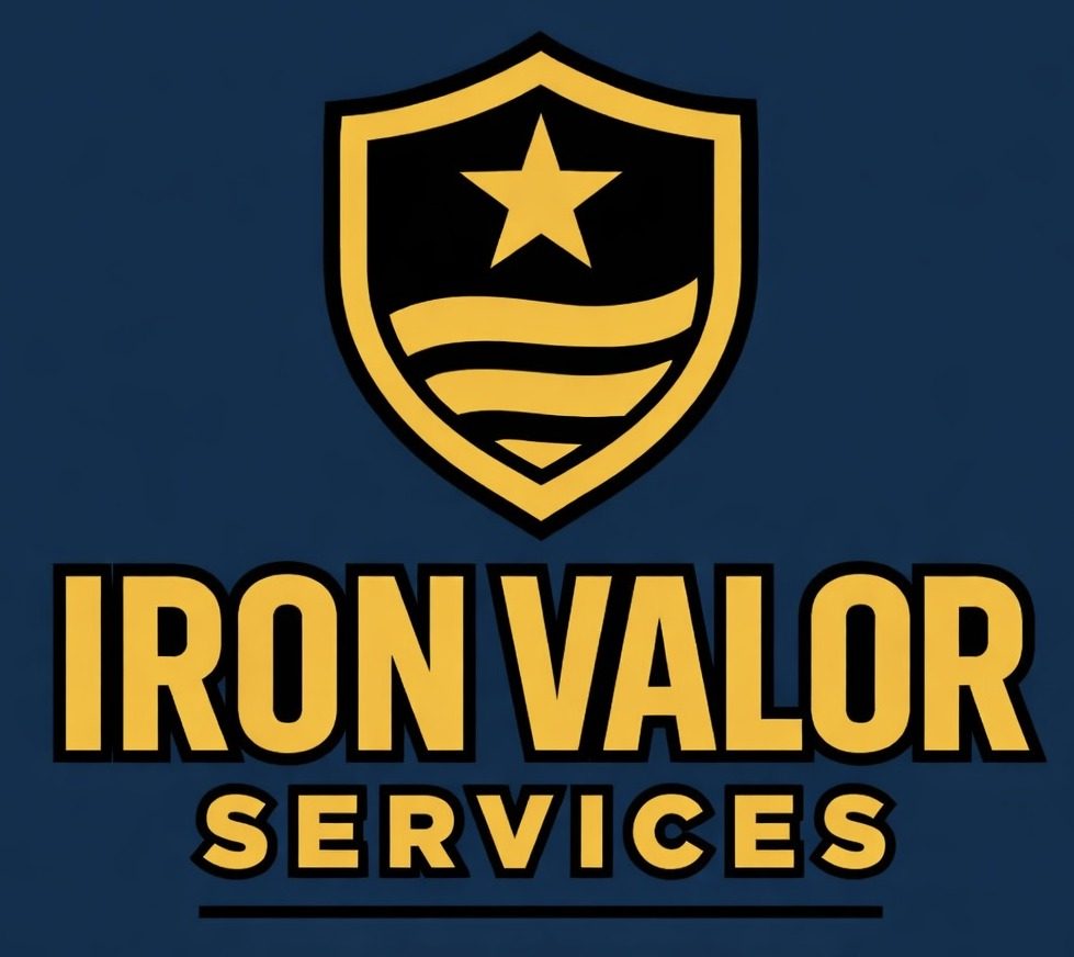 Iron Valor Services emblem.